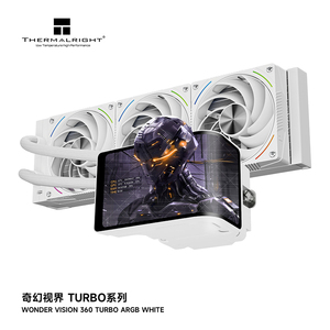 Thermalright Wonder Vision 360 Turbo ARGB Schermo LCD AMOLED 2K da 6,67 Pollici 60Hz Nero con Supporto CPU e Testa di Raffreddamento Magnetica Fai-da-te per Video - Product Image 2