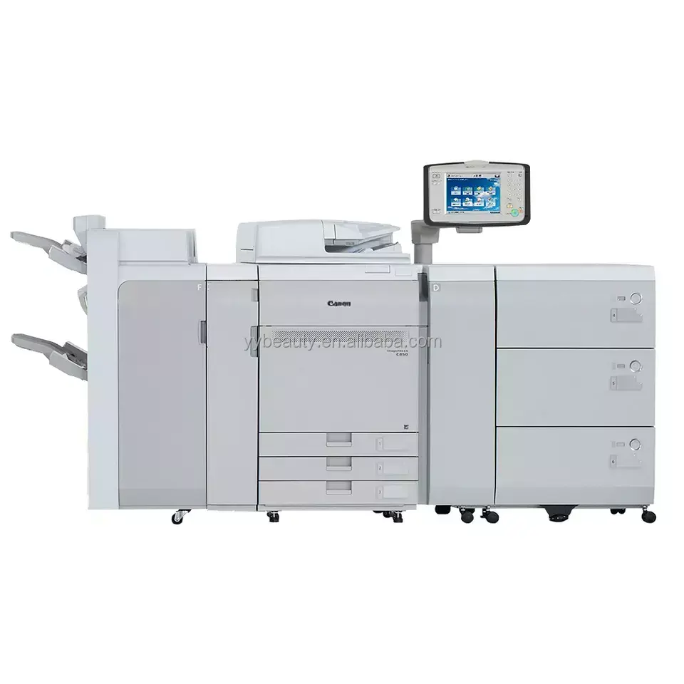 Kullanılan dijital fotokopi C650 C750 C850 canon renkli lazer yazıcı için A3 fotokopi makinesi