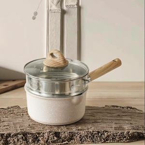 Nuevos juegos de utensilios de cocina <span class=keywords><strong>Carote</strong></span>, cacerola antiadherente, pequeña olla de cocina de inducción con vaporizador - Product Image 1