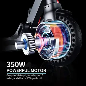 [USA EU DIRECT] 350W motore & 19 MPH, 36V/7.5AH batteria fino a 17 miglia gamma veloce Scooter elettrico per adulti per pendolari viaggio