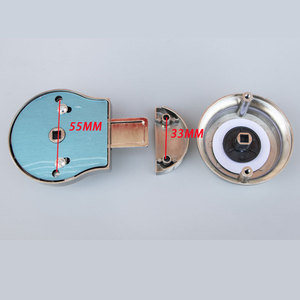 Furniture Lock D30 Aluminum Alloy Brushed Industrial Design Keyless 24 27 Mm Door Thickness Occupancy Indicator - Product Image 3