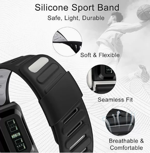 Correa de Silicona Compatible con Whoop <span class=keywords><strong>5.0</strong></span>, Correa de Repuesto de Dos Tonos Estilo CR7, Correa Deportiva Impermeable - Product Image 5