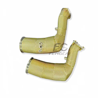 Tubo de Escape de Alto Flujo de Acero Inoxidable de 200 Celdas para Audi RSQ8 4.0T 2020-2024, Mejora de Potencia para Carreras