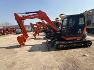 รถขุดตีนตะขาบมือสอง รุ่น KX163 KX155 KX185 ขนาด 8 ตัน ปี 2024 ความจุบุ้งกี๋ 0.3 ลูกบาศก์เมตร นำเข้าจากญี่ปุ่น ขาย - Product Image 2