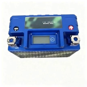 แบตเตอรี่มอเตอร์ไซค์ลิเธียมไอออน 12V 4AH 5AH 7AH 9AH สำหรับสตาร์ทเครื่องยนต์มอเตอร์ไซค์  กล่องสีน้ำเงินดำ - Product Image 2