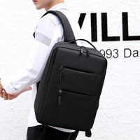 2023 grosir tas punggung Laptop bisnis tahan air anti-maling OEM dengan Port pengisi daya USB tas Laptop untuk pria