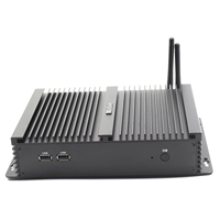 Mini PC Industrial sin Ventilador I5-8250U SSD 4xUSB3.0 2xUSB2.0 2x2.5GbE 6xRS232 Antena de Audio Alimentación CC Win10/11/Linux Garantía de 3 Años