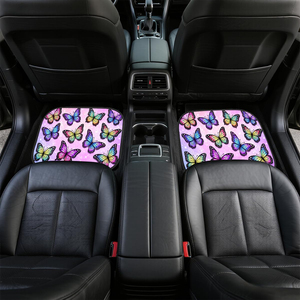 Tapis de sol de voiture moderne et tendance avec design personnalisé, tapis de voiture absorbant l'eau avec dos antidérapant - Product Image 2