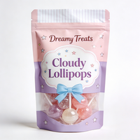 Sacs en Mylar personnalisés Minfly à finition brillante, imprimés sur mesure, 150 g, de qualité alimentaire, pour aliments pour animaux et bonbons