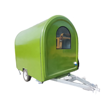 Mini-remorque alimentaire mobile pour shawarma, hot-dogs, avec équipement de cuisine complet, kiosque à pizza pour la vente de snacks de rue, crème glacée, café et services de traiteur