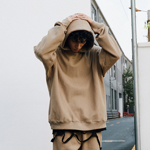 Customizable Drop Shoulder Hoodie Sweatshirt Custom Printing Logo Blank Streetwear Oversized <b>Pullover</b> Hoodies for <b>Men</b> - Product Image 3
