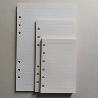 Daolin LN-NY 100g Matériel papier 45 feuilles Inserts de planificateur à spirale à 6 trous Agenda A5/A6/A7 Anneau Multi-impression Cadeau