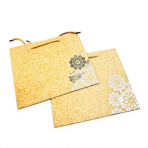 Custom Silver Pattern <b>Brown</b> Kraft Cheap Paper Shopping Bags With Twisted Rope Handle Fancy design kraft paper bag for clothing - Product Image 4