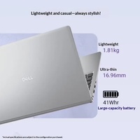 Laptop Tipis Ringan Dell Inspiron 15 D15260 Notebook Generasi ke-2 Intel Core Ultra 7 255H 15.6 Inci 120Hz FHD untuk Pelajar dan Kantor