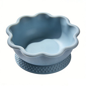 Silicone Pet Bowl Large Capacity Non Slip Slow Feeding For Dogs And <b>Cats</b> Rounded Shape Food Grade Material Easy To Clean - Product Image 3