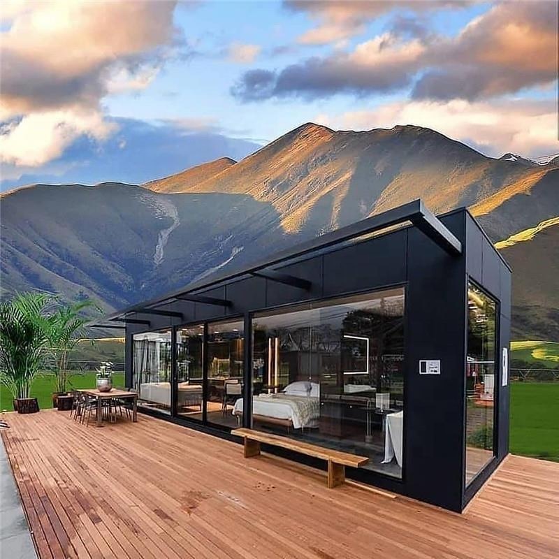 Resort prefab house Easy installation prefabricated light steel house prefab houses