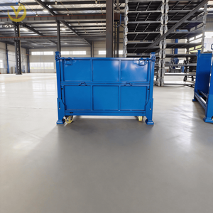 Easylink- Kontainer Palet Lipat Tugas Berat yang Dapat Disesuaikan Dengan Roda (Caster) dan Dapat Ditumpuk untuk Gudang dan Transportasi Logistik - Product Image 2