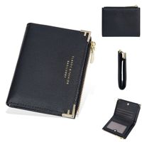 Baellerry dompet pendek wanita baru dompet koin ritsleting banyak slot kartu dompet uang lipat dua modis klip grosir