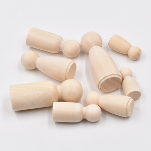 Poupées <span class=keywords><strong>en</strong></span> <span class=keywords><strong>bois</strong></span> naturel non finies, poupées <span class=keywords><strong>en</strong></span> <span class=keywords><strong>bois</strong></span> personnalisées pour enfants, bricolage, peinture, artisanat, décoration de la maison - Product Image 4