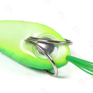 Leurre de <span class=keywords><strong>grenouille</strong></span> en plastique souple à corps creux, tête de serpent, 6 cm, 10 g, 2,36 pouces, 0,35 once, leurre de <span class=keywords><strong>grenouille</strong></span> flottant - Product Image 3