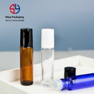 Nhà Máy Trực Tiếp 10Ml Màu Trà Con Lăn Chai Thủy Tinh Trong Suốt Tinh Dầu Tinh Chất Lỏng Pha Chế Chai Thủy Tinh Chai - Product Image 3