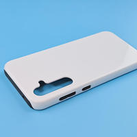 2 in 1 Casing HP Kosong Sublimasi 3D untuk Samsung S26 S25 S24 S23 S22 Ultra Plus A14 A13 A55, Cover Belakang HP untuk Transfer Panas, DIY