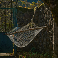Hamac portable personnalisé à rayures tissées avec pompon, balançoire de camping en plein air, hamac pliable pour l'extérieur