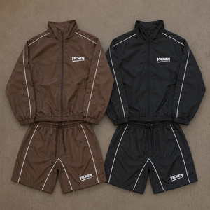 Fabricante de Conjuntos Deportivos Personalizados para <span class=keywords><strong>Hombre</strong></span>, Traje Deportivo Ligero y Holgado, Pantalones y Chaqueta Deportivos - Product Image 3