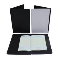 Conception personnalisée de voyage de haute qualité en cuir PU blanc sublimation passeport pour animaux de compagnie