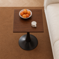 Table basse moderne en bois massif durable avec un design luxueux pour le salon et l'hôtellerie