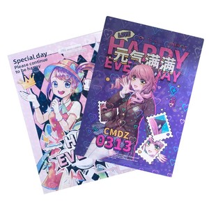 Papier coloré sans bordure Chenmo A5, articles d'<span class=keywords><strong>anime</strong></span> personnalisés imprimés, lamination haute définition, effet ciel étoilé gaufré au laser - Product Image 5