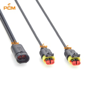 Cabo Divisor em Y Tyco AMP Superseal de 2 Pinos Macho para Fêmea IP67 282104-1 282080-1 para Veículos, Caminhões, Vans, RVs e Luzes de Trabalho LED/Fog - Product Image 3