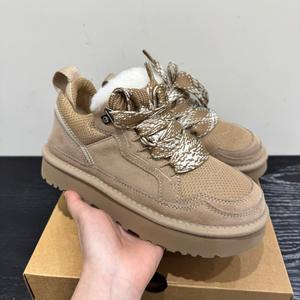 Nuevas llegadas de marcas de diseñador, zapatillas de cuero genuino para mujer, botas de nieve de moda, las más vendidas, otoño invierno - Product Image 5