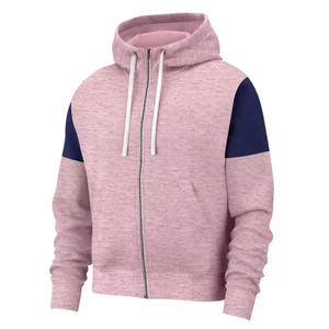 Fabricants OEM Sweats à capuche personnalisés avec fermeture éclair pour hommes Impression de logo personnalisé de haute qualité Sweat à capuche zippé oversize en coton de haute qualité - Product Image 1