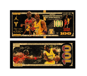 2026 Amerika Nieuw Model Basketbal Bankbiljet in 24K verguld goud voor cadeaus - Product Image 1