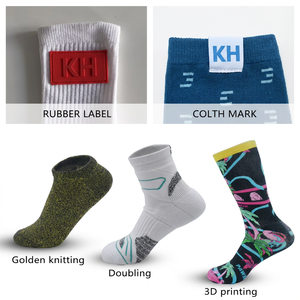 Chaussettes de cyclisme personnalisées <span class=keywords><strong>Trail</strong></span> Running Quarter Crew <span class=keywords><strong>Compression</strong></span> Fit High Tube Chaussettes Impression unique Jacquard Logo - Product Image 6