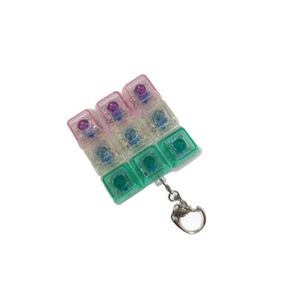 Transparent Luminous Nine-<b>key</b> Colorful Frosted <b>square</b> Plastic case Keycapsmechanical Keyboard Fingertip Stress-relief Toy - Product Image 5