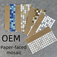 Mosaïque de piscine en verre écologique professionnel de 4 mm - Résistante aux acides et aux alcalis, imperméable, pour projets de piscines de luxe, hôtels et spas