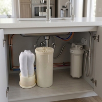 Purificateur d'eau domestique Jumbo UF, élément filtrant en fibre de 10 pouces, membrane PP à pression externe, cartouche de pré-filtration