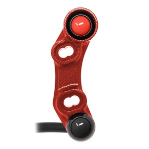 Interruttore Manubrio Destro per Ducati Hypermotard 796 (Fori Universali) (Rosso) - Product Image 1