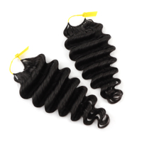 Vente en gros de mèches bouclées brutes birmanes pour tresses au crochet, 100% cheveux humains vierges, extensions de cheveux bouclés doux pour femmes noires