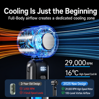 Ventilateur portable rafraîchissant 2026 avec affichage numérique USB, moteur sans balais pliable, contrôle de vitesse progressif, autonomie de 8 à 12 heures