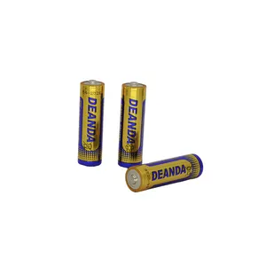 Supplier Factory Directly Sale 1.5v Dry Cell No.5 Lasting Alkaline Battery LR6 Size AA
