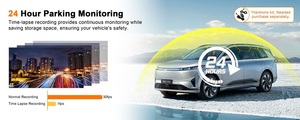 Visión nocturna <span class=keywords><strong>Black</strong></span> Box 2K Full <span class=keywords><strong>HD</strong></span> 24 horas Modo de estacionamiento de automóviles Grabación en bucle Cámara de automóvil 3 canales 4K Dash Cam con GPS Wifi - Product Image 5