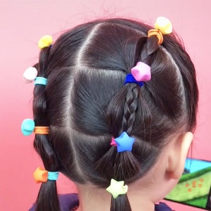 Commercio all'ingrosso 10 pz colori <span class=keywords><strong>caramelle</strong></span> graziosi elastici <span class=keywords><strong>per</strong></span> <span class=keywords><strong>capelli</strong></span> <span class=keywords><strong>per</strong></span> ragazza alta coda di cavallo <span class=keywords><strong>per</strong></span> bambini cravatte <span class=keywords><strong>per</strong></span> <span class=keywords><strong>capelli</strong></span> con scatola - Product Image 4