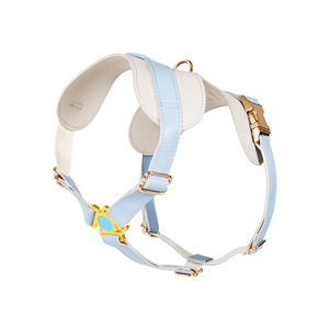 ペットカラー犬ハーネスリーシュセットカスタムロゴパーソナライズされたデザインリサイクル高級防水ソフトPUレザー - Product Image 3