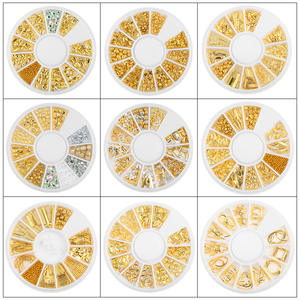 Gran oferta, 11 diseños de calcomanías para decoración de uñas, joyería de diamantes, arte de uñas de Metal, diamantes de imitación, mezcla 3D, decoración de uñas DIY, <span class=keywords><strong>venta</strong></span> al por mayor - Product Image 2