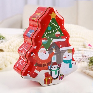 Christmas Decoration Supplies Christmas Ornaments Santa Snowman Xmas Tree Candy Box Christmas Gifts Box