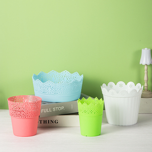 Yicai - Maceta Moderna y Ecológica, Duradera, con Encaje Perforado, Florero, Soporte Hueco para Plantas en Maceta, Decoración para el Hogar, Escritorio, Jardín - Product Image 5