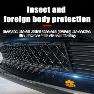 Nuevo producto, Red de mosca desmontable para Tesla <span class=keywords><strong>Higland</strong></span> Modelo 3, negro mate de alta calidad, 1 Uds., red ABS para Tesla - Product Image 3